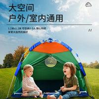 Outdoor Kids Pop-Up Tent Automatic Portable Thickened Camping Family Mosquito Net for Indoor & Outdoor Use