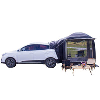 SUV Car Tail Tent for Camping and Road Trips, Automatic Extension Rear Trunk Awning