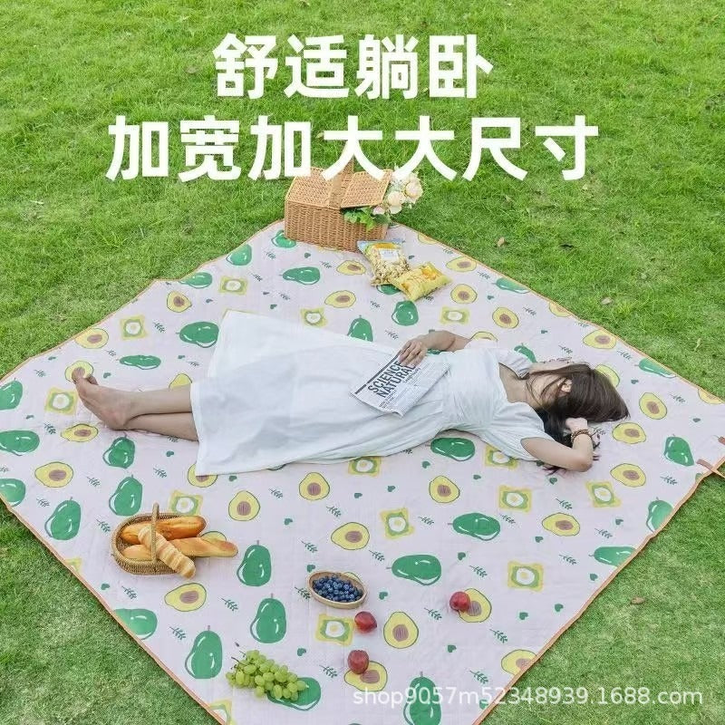 Ultrasonic Thickened Waterproof Outdoor Picnic Mat Camping Tent Moisture-proof Beach Blanket