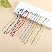 2.4mm Colorful Ball Chain for DIY Jewelry Making and Craft Projects