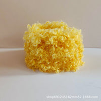20mm Curly Chenille Stems for DIY Crafts, Doll Hair, and Animal Figures - 1 Meter Length, Thickened