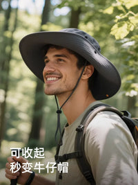 Woodpecker Men's Wide Brim Sun Hat for Outdoor Fishing & Hiking