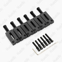 Musiclily Brass Guitar Bridge Saddles for ST Tele Electric Guitars, 10.5mm, 10.8mm, 11.2mm