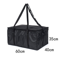 Insulated Oxford Cloth Shopping Bag with Foldable Design and Large Capacity