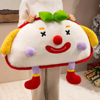 Creative Clown Doll Headboard Pillow Large Soft Backrest Cushion for Kids Room