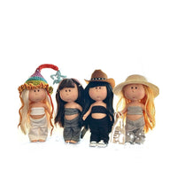 Mia Potato Doll Clothes Set for 24cm Dolls - Trendy Outfits with Accessories