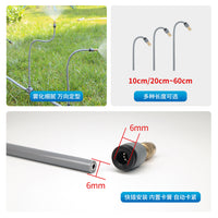 6mm Universal Misting Nozzle with Quick Connect for Automatic Watering Systems