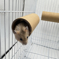 Small Pet Parrot Paper Perch Chew Toy for Hamsters and Birds