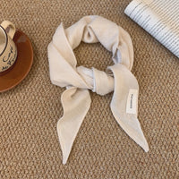 Luxury Soft Knit Scarf for Women - Autumn/Winter Warm Decorative Triangle Shawl