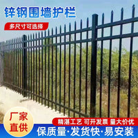 Anti-Climb Zinc Steel Security Fence for Schools and Walls
