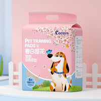 Cocoyo Cherry Blossom Pet Training Pads for Dogs & Cats, Thickened, Odor-Absorbing, Super Absorbent