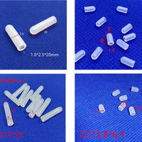 High-Temperature Translucent Silicone Caps for Spray Painting & Electroplating, Dustproof & Waterproof Thread Protection