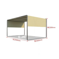 Outdoor Waterproof Windproof Sunshade Canopy for Camping and Picnics