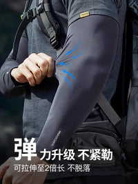 Men's UV Protection Cooling Arm Sleeves for Summer Driving