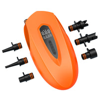 Portable Electric Air Pump for Inflatables - Tents, SUP, Kayaks, Air Beds, Swim Rings