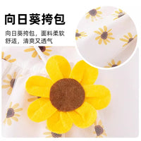 Pet Dog Sunflower Floral Dress Vest for Small Dogs Summer Thin Bichon Teddy Pomeranian Puppy