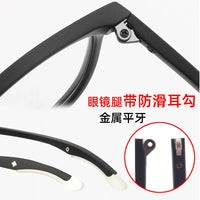Metal Eyeglass Temple Arms with Anti-Slip Ear Hooks for Students, Foldable TR Replacement Parts