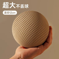 Catnip Sisal Ball Toy for Cats, Interactive Chew Toy with Sound, Large Size