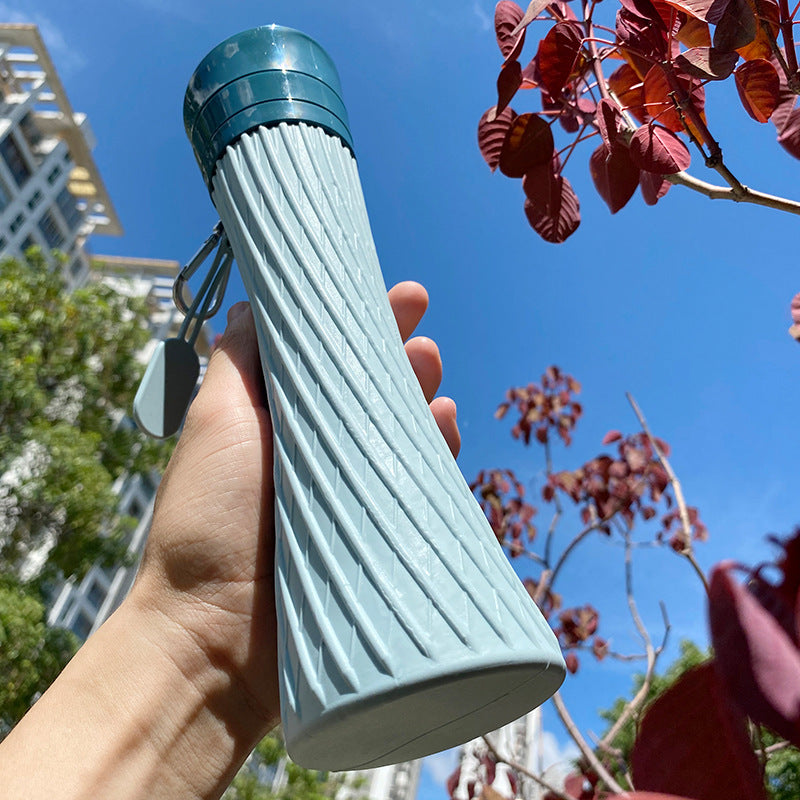 Collapsible Silicone Water Bottle for Office, Car, Outdoor Sports, Travel, and Cycling - Portable and Reusable