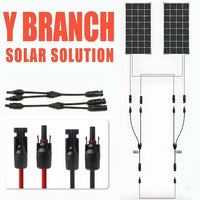 MC4 Solar Panel Extension Cable with Male/Female Connectors, 4/6 sq mm DC Photovoltaic Wire