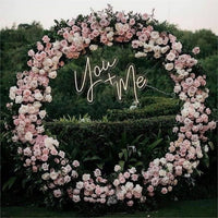 Round Metal Arch for Wedding & Party Decorations