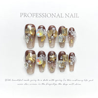 Handmade Press-On Nails, Reusable Artificial Nail Tips in Various Styles