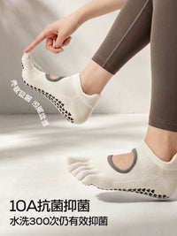 Women's Anti-Slip Yoga Pilates Five-Toe Socks for Summer Training & Fitness