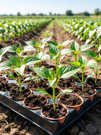 20-Cell Seedling Starter Trays with Drainage Holes for Garden Plant Propagation