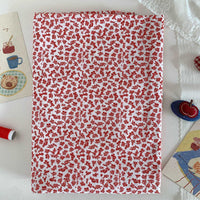 Ins-Style Star Plaid Dot Floral Flannel Fabric for DIY Crafts and Home Decor
