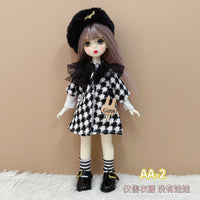 BJD Doll Clothes Set for 30cm Dolls - Dress-up Outfits for Girls