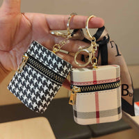 Portable Mini Earphone Case Keychain Coin Purse Lipstick Storage Bag
