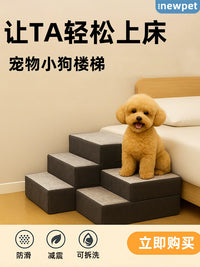 Pet Stairs for Dogs and Cats - Washable, Detachable, and Freely Assembled Ramp for Small Dogs and Senior Pets