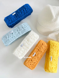 Feytiy Vintage Hand-Crocheted Knitted Scarf and Hat Set for Autumn/Winter