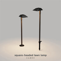 Outdoor Mushroom/Pipe Garden Lawn Lights - Warm White LED Landscape Decorative Lamps for Yard, Villa, Pathway