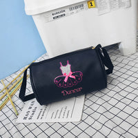 Girls' Cylindrical Ballet Dance Bag Lightweight Backpack