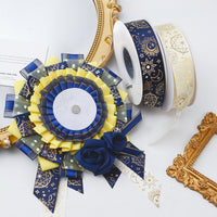 2.5cm Hot Stamping Ribbon for DIY Crafts and Decorations