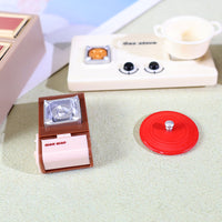 Miniature Simulation Kitchen Appliance Model Ornaments for Dollhouse Scenes