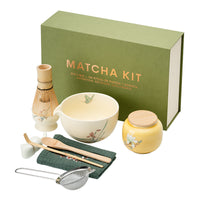 Japanese Style Matcha Tea Ceremony Set with Bowl, Whisk, and Accessories