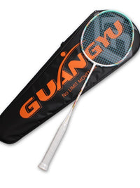 6U Ultralight Full Carbon Badminton Racket for Beginners and Training