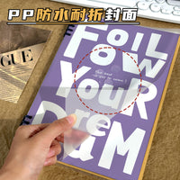 American Retro Kraft Paper Loose-Leaf Notebook for Error Correction, A5/B5 Student Class Notes