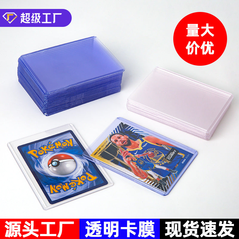 PVC Photocard Holder Sleeves for Kpop Photocards, ID Cards, and Postcards