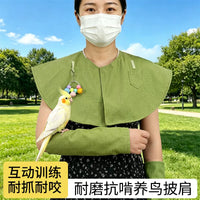 Bird Training Anti-Scratch Shoulder Protector with Diaper Function for Parrots