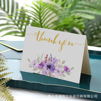 European Style Floral Thank You Cards for Gift Shops & Invitations