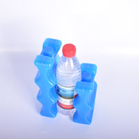 Reusable Ice Pack with Ice Crystal Powder for Cooling and Freshness, Wave Design