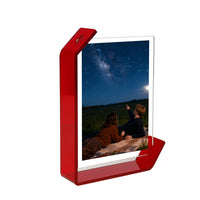 Acrylic L-Shaped Double-Sided Photo Frame for Desktop Display
