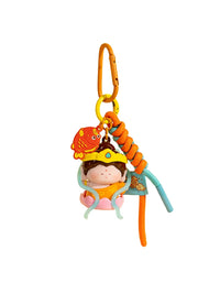 Dunhuang Lotus Buddha Figurine Keychain PVC Pendant for Bags and Gifts