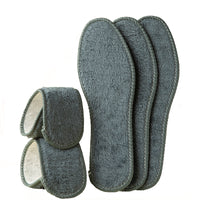 Lanqiang Winter Warm Faux Rabbit Fur Insoles for Men and Women