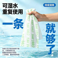 Cooling Ice Towel Wipes for Outdoor Sports and Heat Relief, 20-Pack