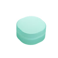 Portable Round Soap Dish with Sponge for Travel and Bathroom