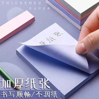 Morandi Color Sticky Notes for Students, High-Value Aesthetic Memo Pads, Strong Adhesive Tearable Note Paper for Study and Organization